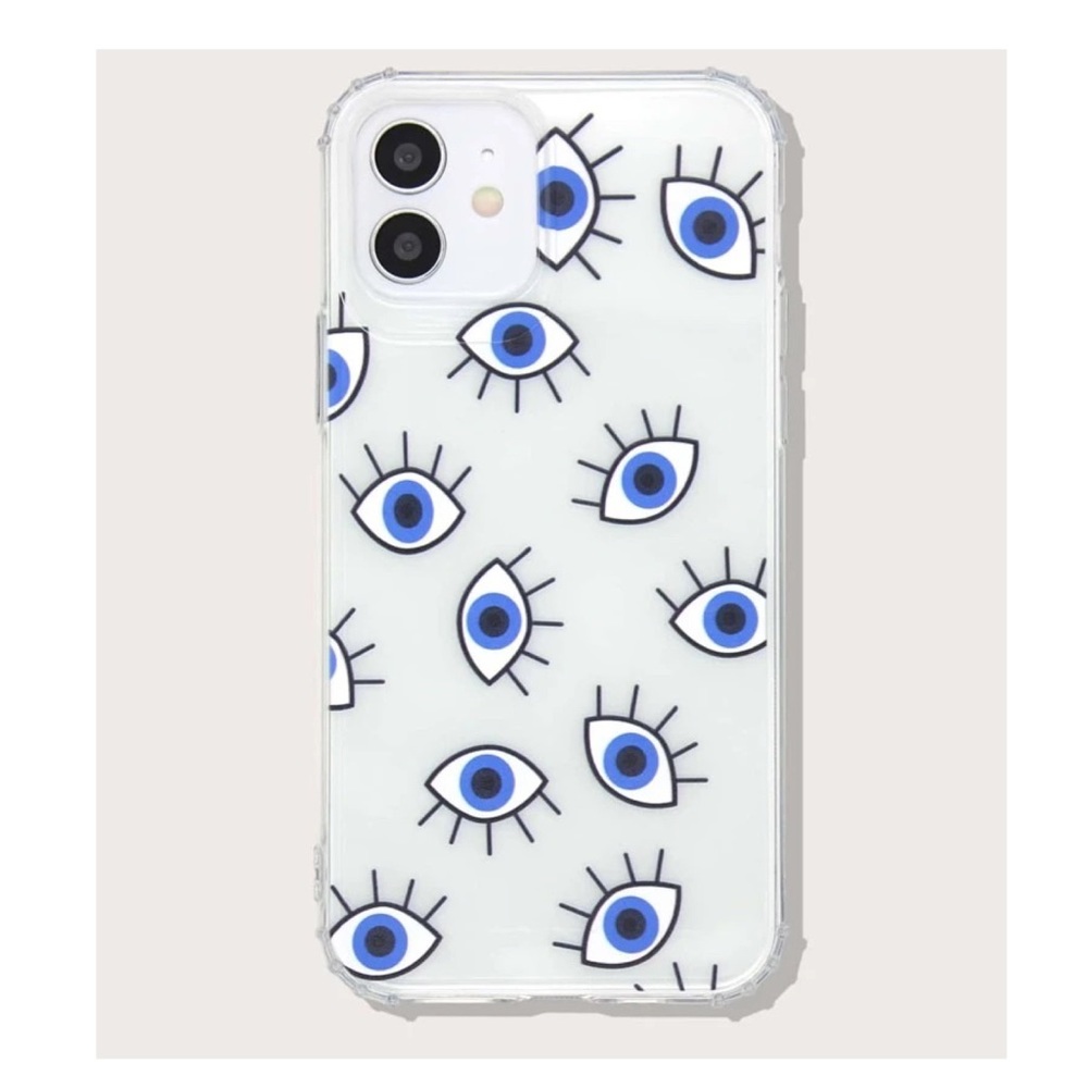 Clear Evil Eye iPhone Case